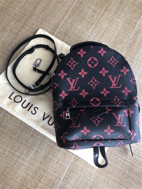 louis vuitton mini backpack black and red replica|are Louis Vuitton backpacks real.